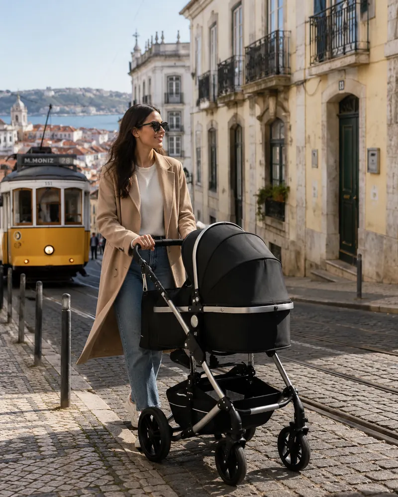 Carrinho de Passeio 3 em 1 – Aylla Evolve Trio